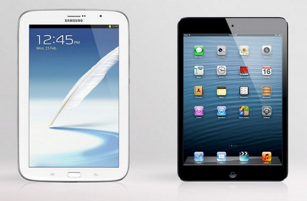 iPad mini vs Galaxy Note 8.0 [видео]