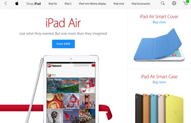 Купертиновская компания запустила приложение Apple Store для iPad