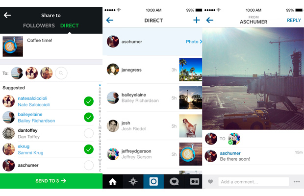 Instagram представил новую функцию Instagram Direct