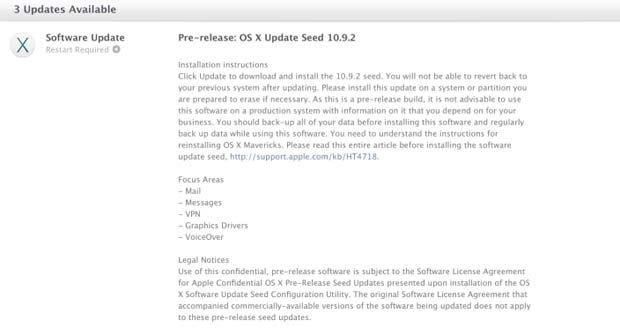 Apple выпустила бета-версию Maverick OS X 10.9.2