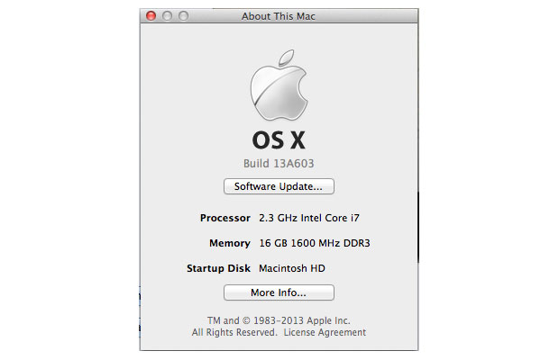 Apple выпустила еще одну версию OS X Mavericks Golden Master (GM)