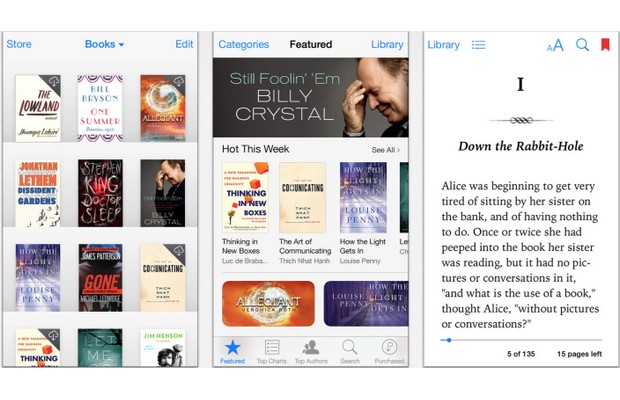 Apple обновила дизайн iBooks и iTunes U для iOS 7 на iPad и iPhone