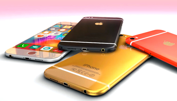 Концепт нового iPhone 6 в ярких цветах
