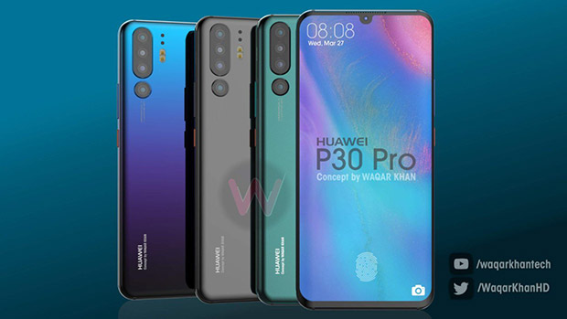 Разработан концепт смартфона Huawei P30 Pro
