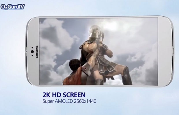 O2 Guru TV представили концепт Samsung Galaxy S5 в изогнутом исполнении