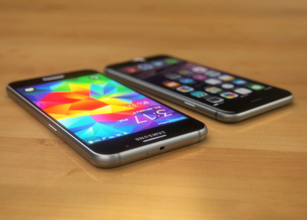 Сравнение iPhone 6 с концептом Samsung Galaxy S6