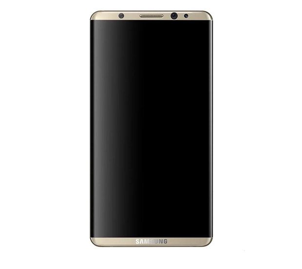 Концепт безрамочного Samsung Galaxy S8