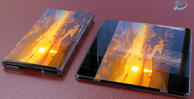 Создан концепт сгибаемого смартфона Xiaomi Mi Fold