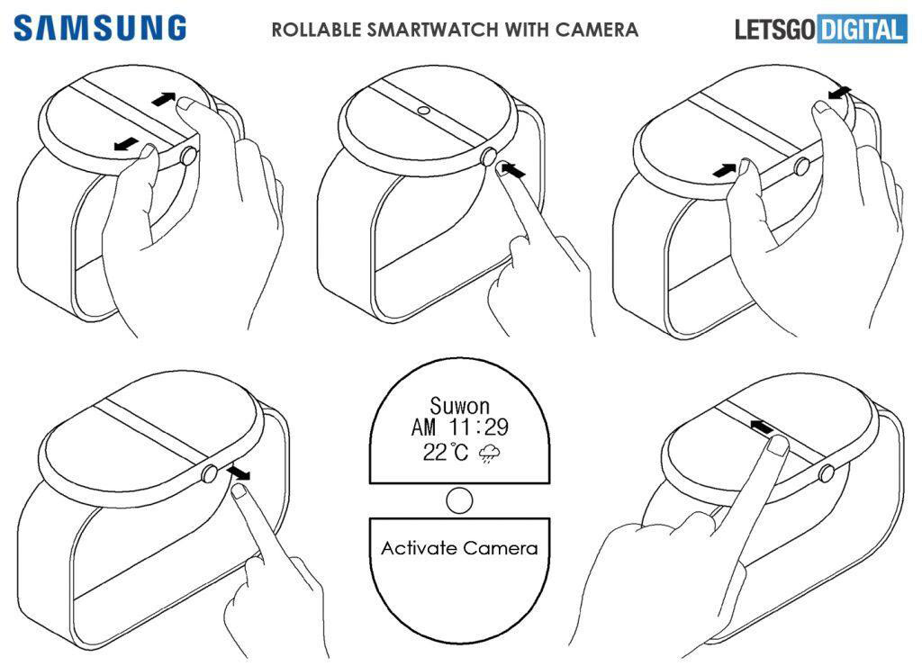 Samsung запатентовала смарт-часы, форма которых может меняться