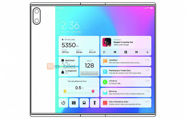 Xiaomi запатентовала складной смартфон Mi Mix Fold