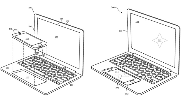 Новый патент Apple превратит iPhone или iPad в Macbook