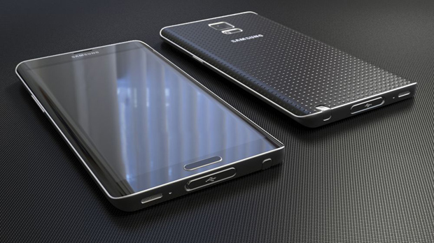 Samsung Galaxy Note 4 с трехсторонним дисплеем засветился на фото
