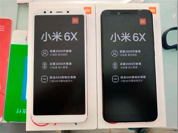 Фотографии и видео Xiaomi Mi 6X появились в Сети перед официальным запуском