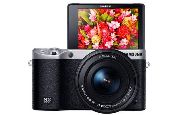 Samsung представила беззеркальную камеру NX500, снимающую 4K видео