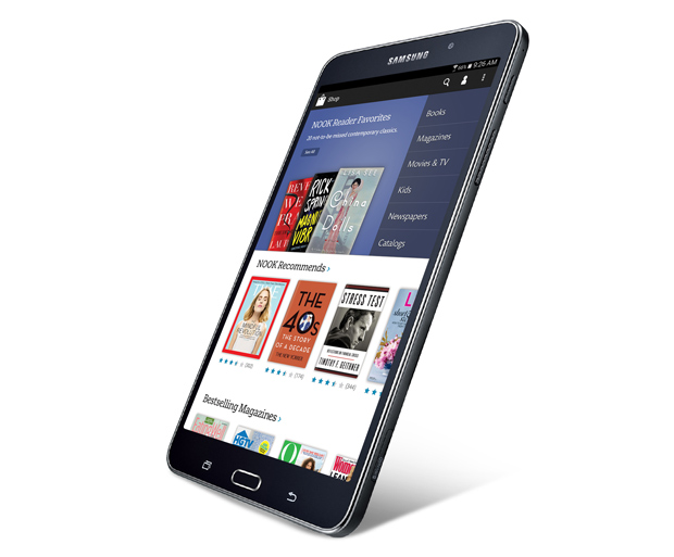 Samsung и B&N анонсировали новый планшет Galaxy Tab 4 Nook