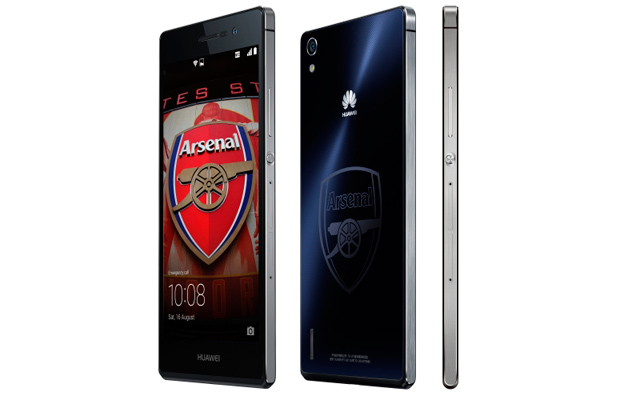 Huawei выпустила смартфон Ascend P7 для фанов FC «Arsenal»