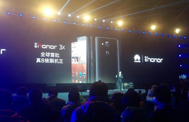 5.5-дюймовый смартфон Huawei Glory 3X представлен в качестве первого 8-ядерного телефона компании