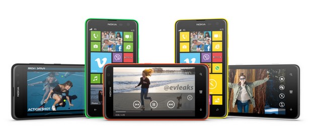 Новый смартфон Lumia 625 с 4,7-дюймовым экраном от Nokia