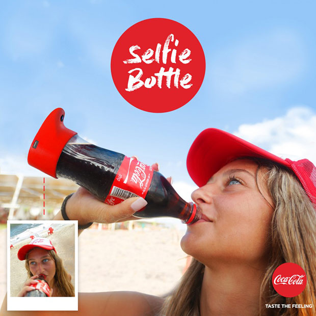 Coca-Cola выпустила девайс для создания селфи во время питья