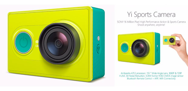 Xiaomi представила экшн-камеру Xiaomi Yi Sport