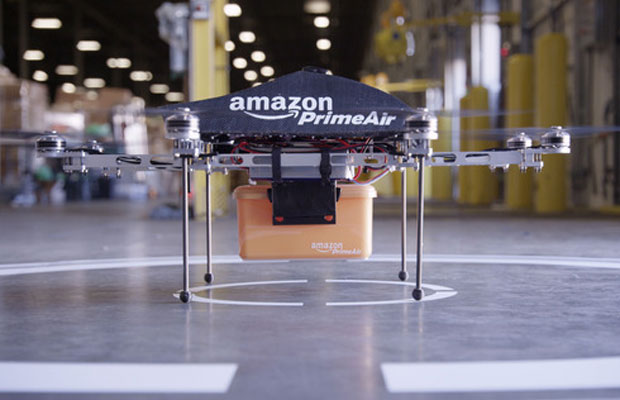 Amazon планирует использовать беспилотных летательных дронов для доставки пакетов в рамках сервиса Prime Air