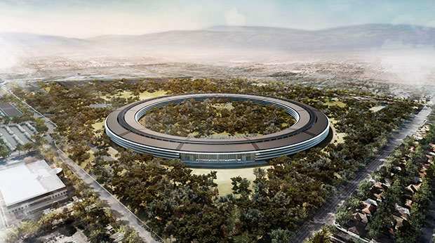 Кампус-космический корабль Apple растет, как на дрожжах