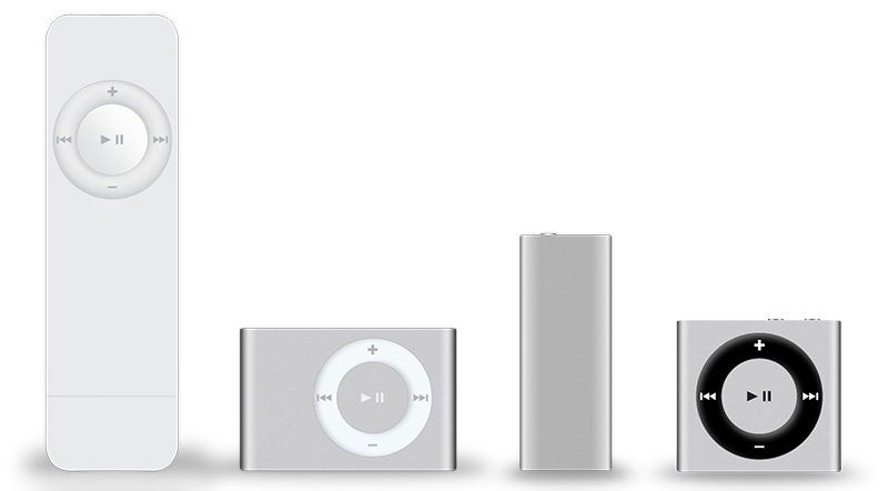 Apple признает окончательно устаревшими сразу несколько плееров iPod