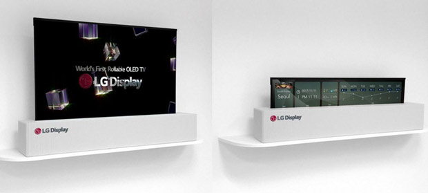 LG создала 65-дюймовый OLED-телевизор, сворачиваемый в рулон