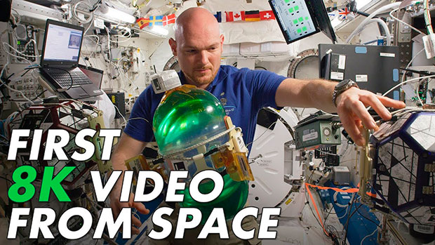 Опубликовано первое 8K-видео, снятое в космосе