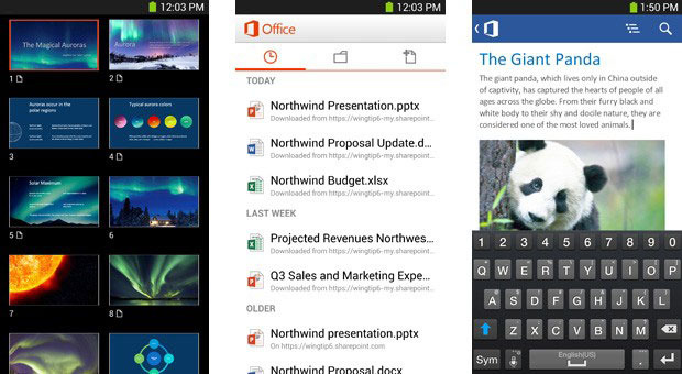Компания Microsoft представила Office Mobile для Android