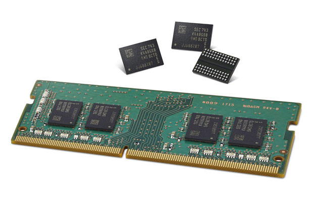 Samsung выпустила самый маленький в мире чип DRAM-памяти