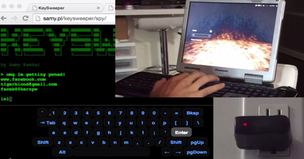 Хакер похвастался устройством, перехватывающим текст с клавиатуры