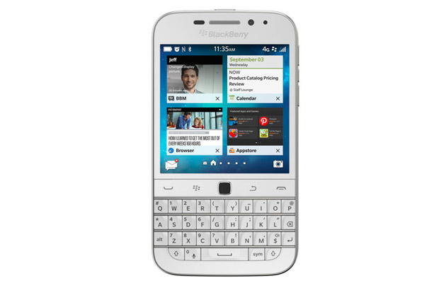 BlackBerry выпустила белую версию смартфона BlackBerry Classic