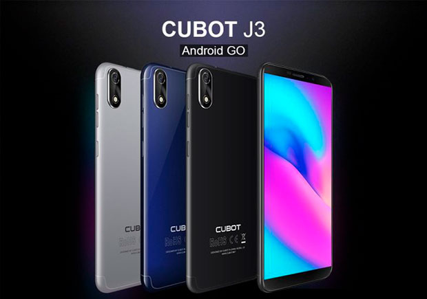 Cubot J3 — новый бюджетный смартфон на Android Go