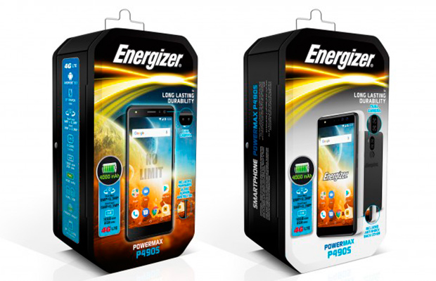 Energizer представила смартфоны Max P490 и P490S с батареями емкостью 4000 мАч