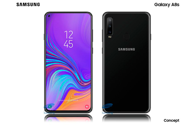 Концепт Samsung Galaxy A8s с дисплеем Infinity-O