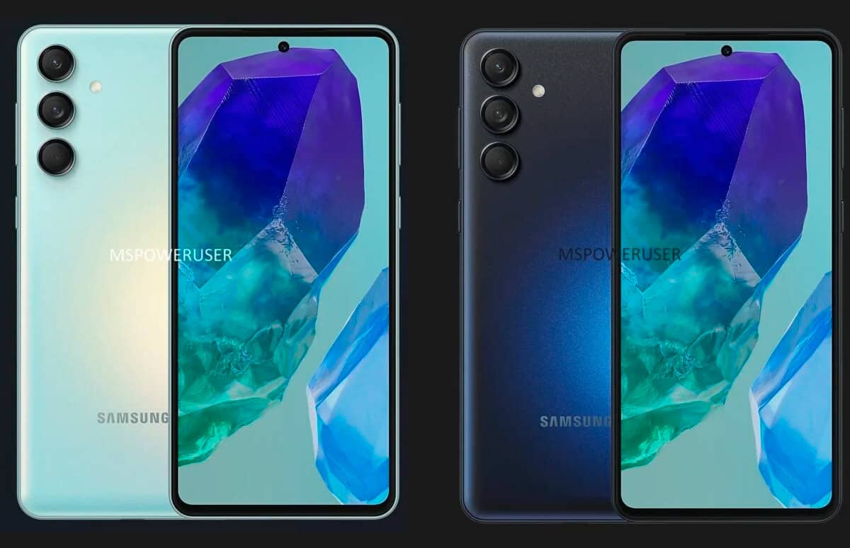Опубликован качественный рендер смартфона Samsung Galaxy M55 5G в двух цветах