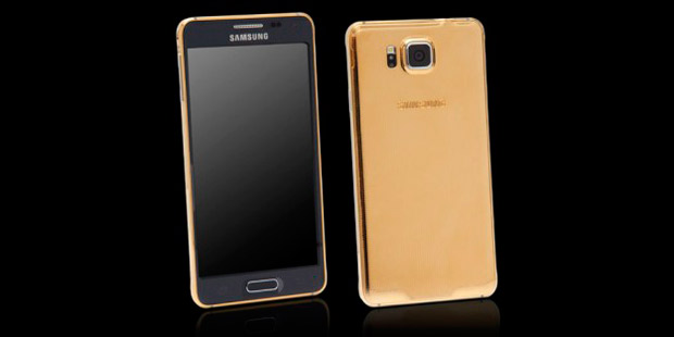 GoldGenie выпустила Samsung Galaxy Alpha с корпусом из 24-каратного золота