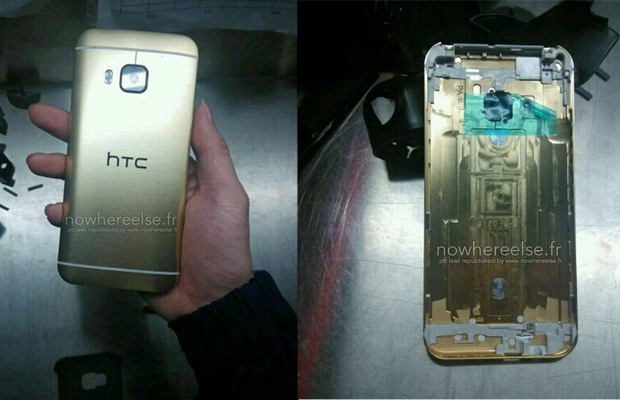 HTC One (M9) был замечен в золотом исполнении