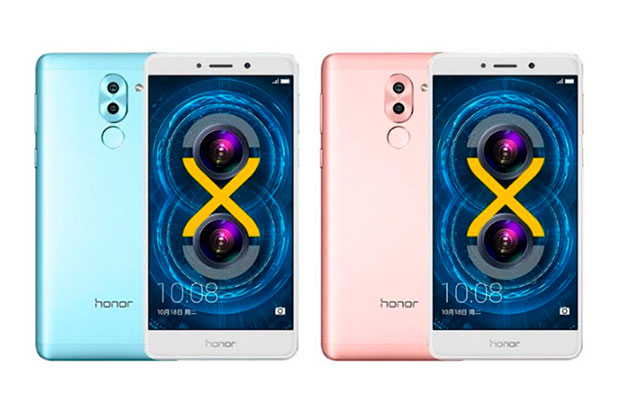 Honor 6X выпущен в голубом и розовом цветах