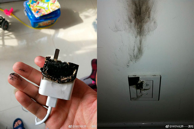 Зарядное устройство Huawei P10 едва не спалило дом