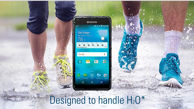 Kyocera выпустила водонепроницаемым смартфон Hydro Shore