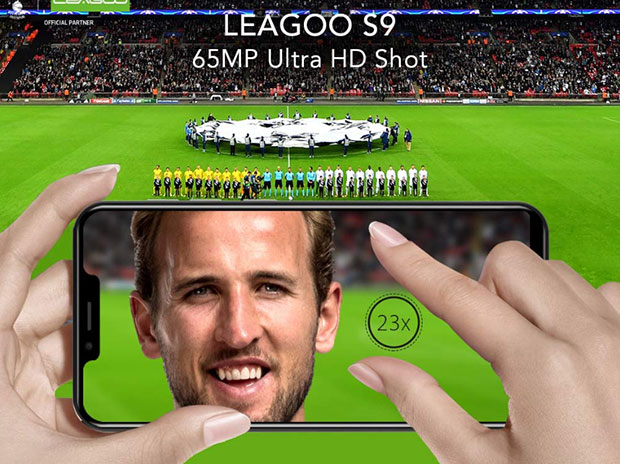 Leagoo S9 умеет делать 65-Мп снимки UHD и получил 23-кратный зум