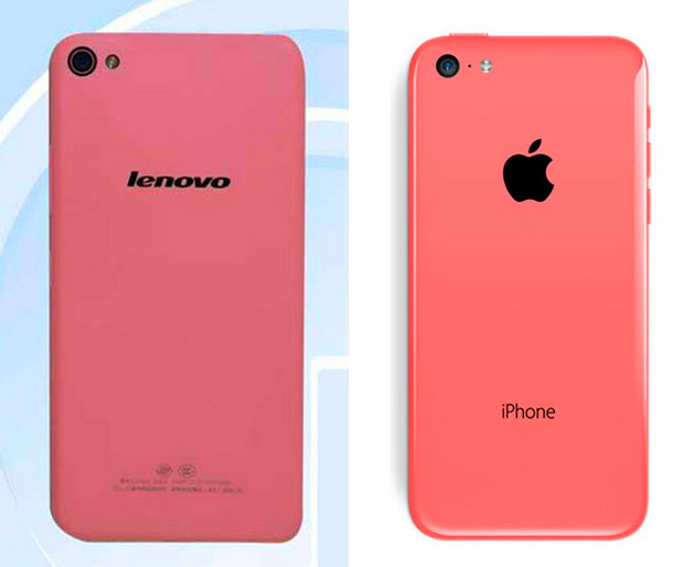 Lenovo готовит точную копию iPhone 5c