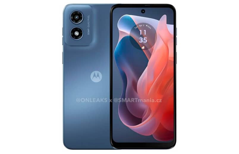 В сеть слиты рендеры и характеристики смартфона Motorola Moto G Play (2024)