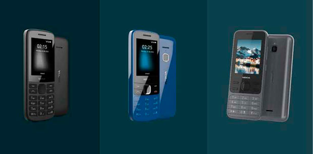 25 августа будет выпущено три кнопочных 4G-телефона Nokia