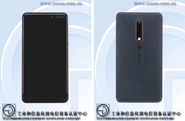 Nokia 6 (2018) побывал в TENAA с соотношением 18:9