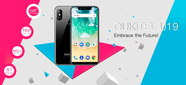 Представлен бюджетный смартфон Oukitel U19