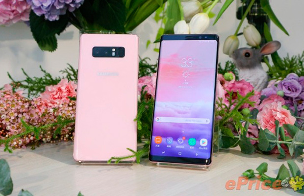 Samsung выпустила розовый Galaxy Note 8