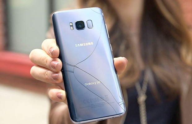 Samsung Galaxy S8 имеет высокую склонность к механическим повреждениям